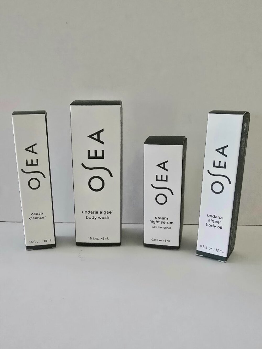 Lot of OSEA Body Care Products - Cleanser, Body Wash, Body Oil, Night Serum